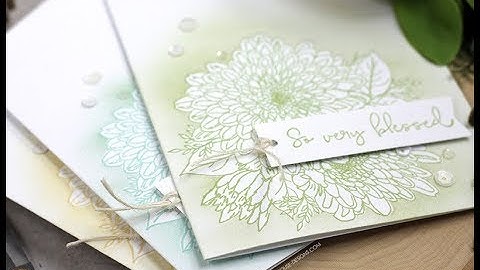 Unity Quick Tip: Monochromatic Stamping + Ink Blending