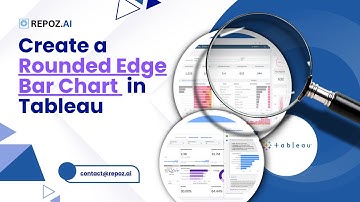 How to Create Rounded Edge Bar Chart in Tableau | Step-by-Step Tutorial #tableaututorial #tableau
