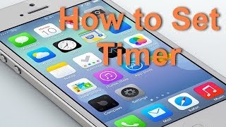 iOS 7 - How to Set Timer screenshot 5