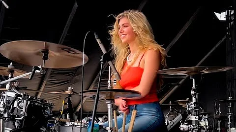 Brooke C drum cam live at Welcome to Rockville