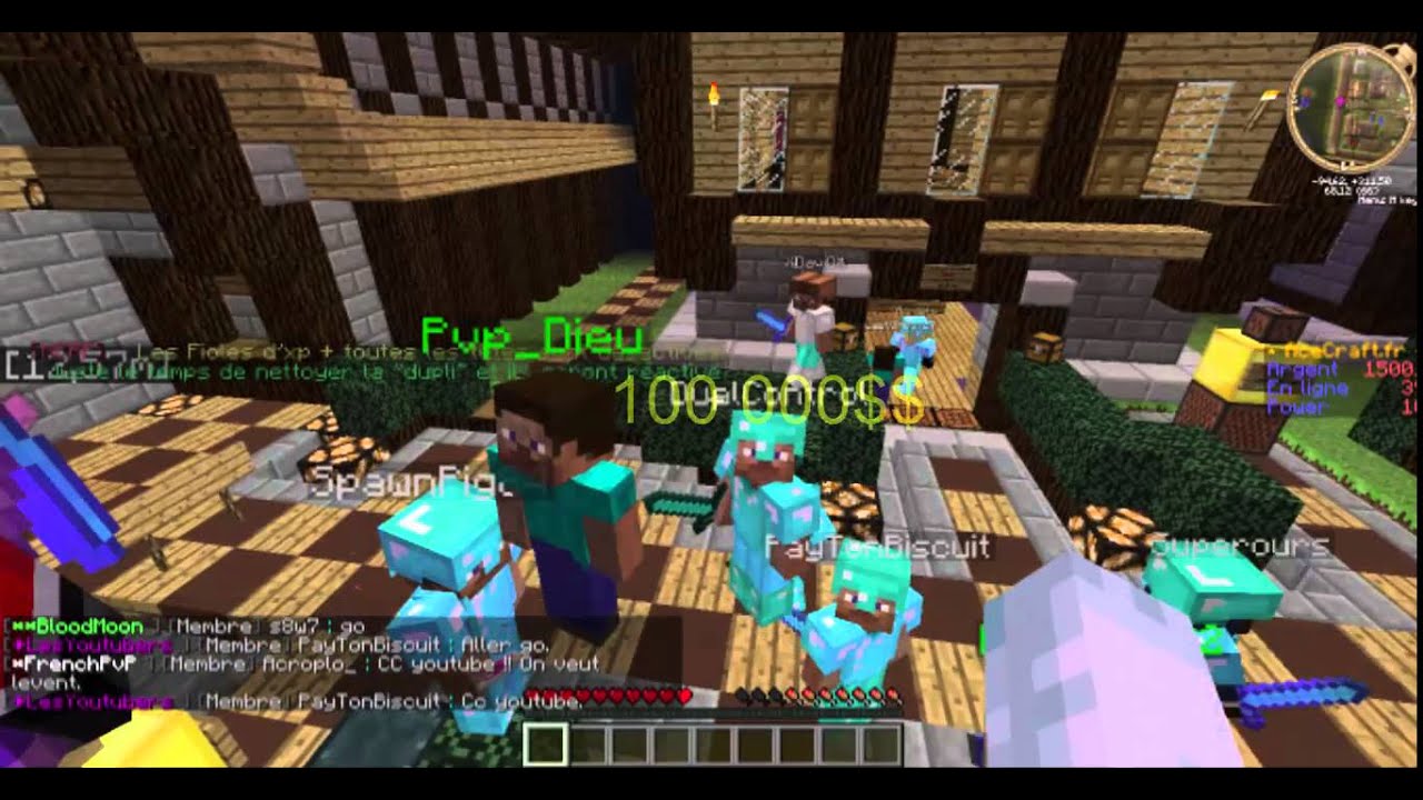 Minecraft serveur Acecraft [Event]100k - YouTube