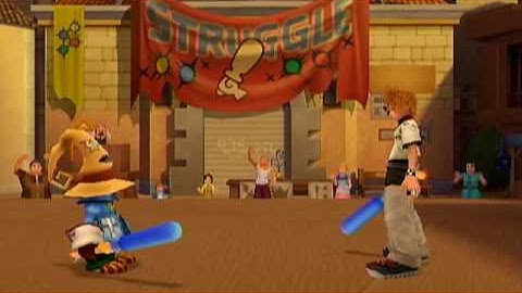 Kingdom Hearts 2 Final Mix - Roxas vs Vivi