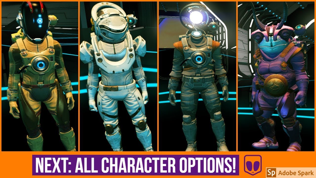 No Man's Sky NEXT: All Character Customisation Options! Gek/Traveller