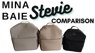 Mina Baie Stevie Size Comparison | Full vs Midi vs Mini | Diaper Bag Review