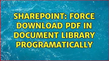 Sharepoint: Force Download pdf in document library programatically