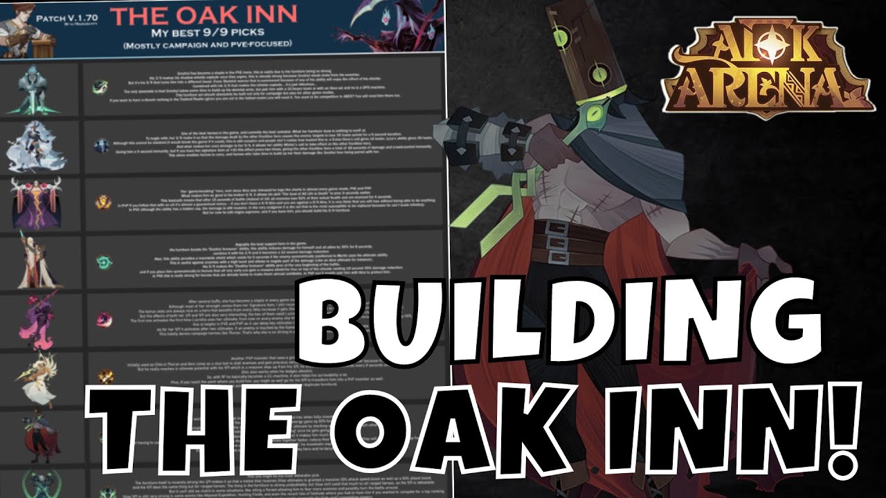BUILDING PRIORITY FOR 9/9 FURNITURE! [AFK ARENA GUIDE] - YouTube