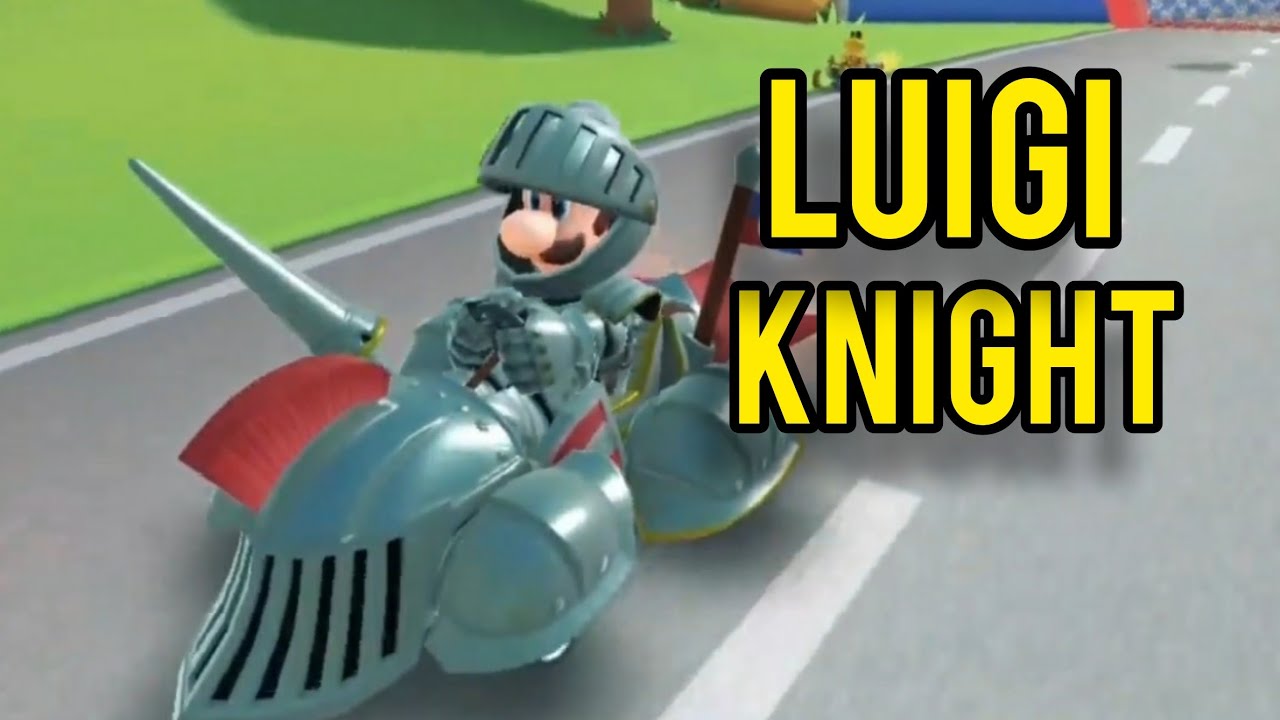 knight luigi mario kart tour