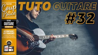 APPRENDRE LA GUITARE ACOUSTIQUE #32 -  Sur la route - Gérald De Palmas chords