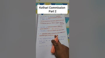 Part 2 | Kothari Commission | Higher Education | UGC NET | Learn with Harini