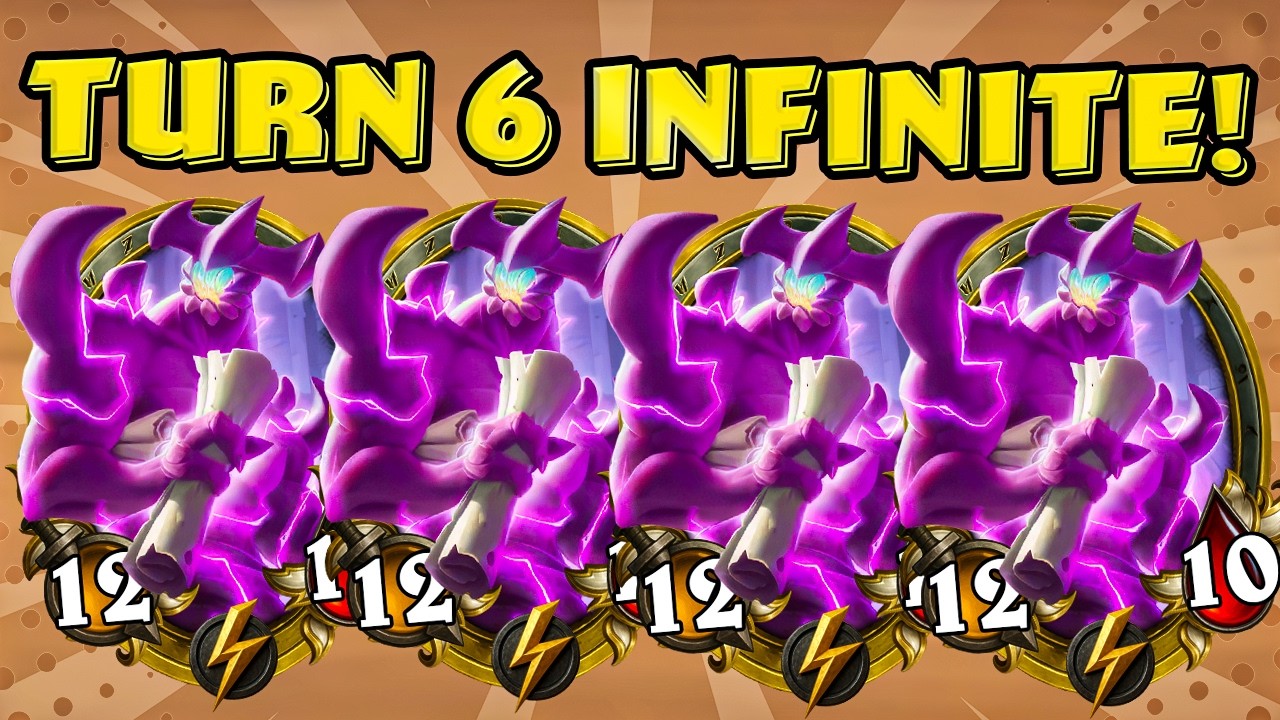 INFINITE On Turn 6?! | Hearthstone Battlegrounds