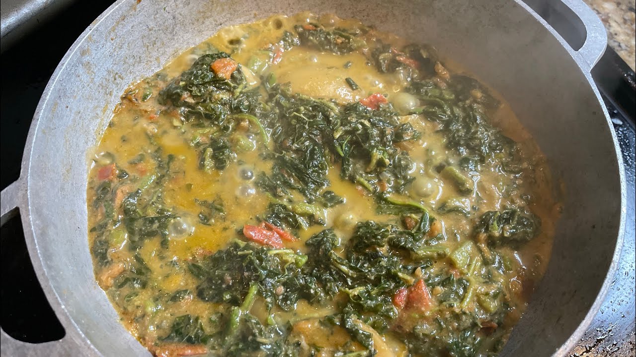 How to cook a Congolese vegetable called lenga lenga , Chinese spinach ...