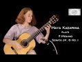 Maya Kazarina plays F.Molino. KRB STUDIO [Schoeps m221b]