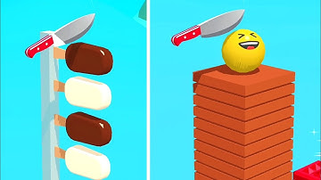 Slice It All Gameplay! Satisfying and Relaxing ASMR Slicing Video