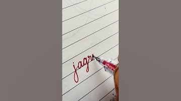 jagruti❤️#calligraphy #youtube #handwriting #viral #shortsvideo #writer #india #video#name #writing