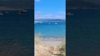 Mar y ola en Cariño, Galicia.