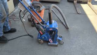 Blastrac 1-8DEZ Concrete Floor 8" Shotblaster Shot Blasting Machine 120V