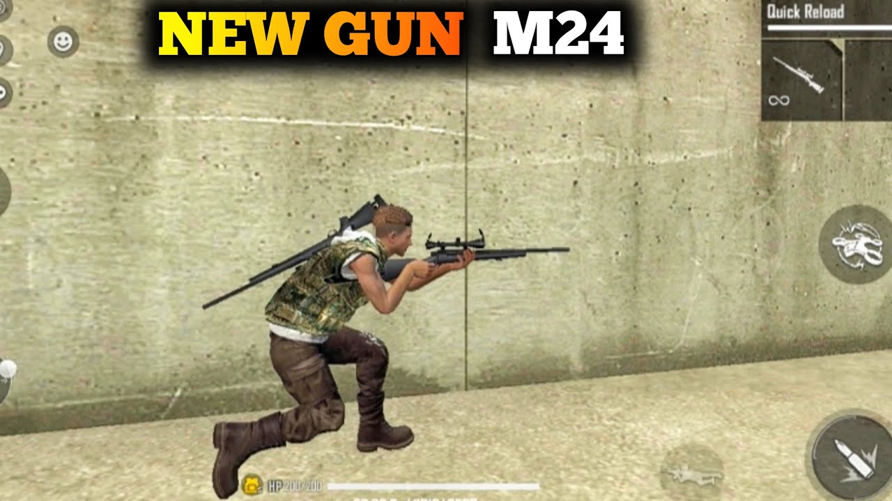 NEW GUN M24 FULL ATTRIBUTE ABILITY TEST - GARENA FREE FIRE