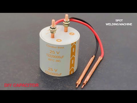 Making Diy Capacitor Using Powerful Spot Welding Machine