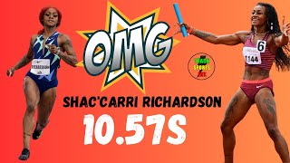 OMG Sha’carri Richardson 10.57s | Women’s 100m Final | Miramar Invitational 2023