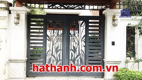 Cổng cửa sắt CNC va lan can sắt CNC đẹp giá rẻ