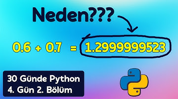 Float Karşılaştırma Tuzağı: 0.1 + 0.2 ≠ 0.3 | 30 Günde Python Öğren 4. Gün 2. Bölüm