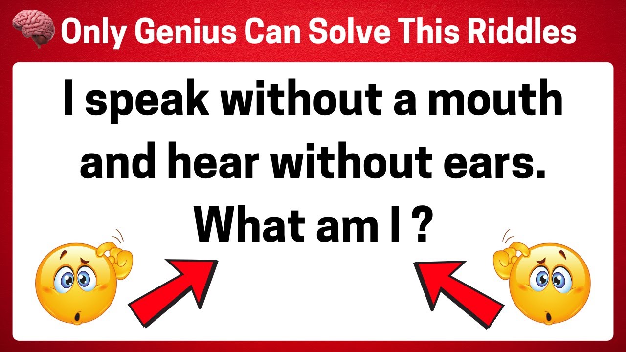 Impossible Riddles Without Answers 🧠 50 Impossible Riddles That Will Twist Your Mind! 🤯 Can You Solve Them ...