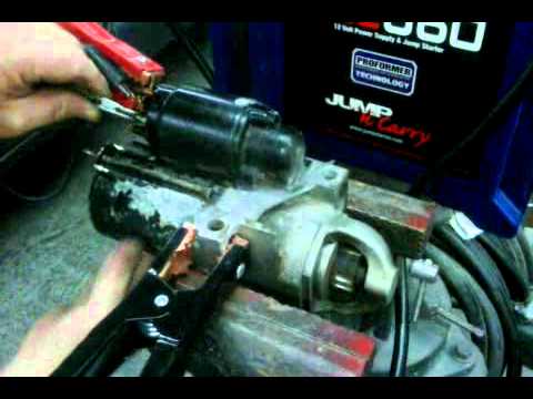 Starter Bench Test Youtube