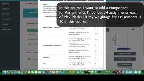 Faculty Portal Assessment & Evaluation Functionality Tutorial