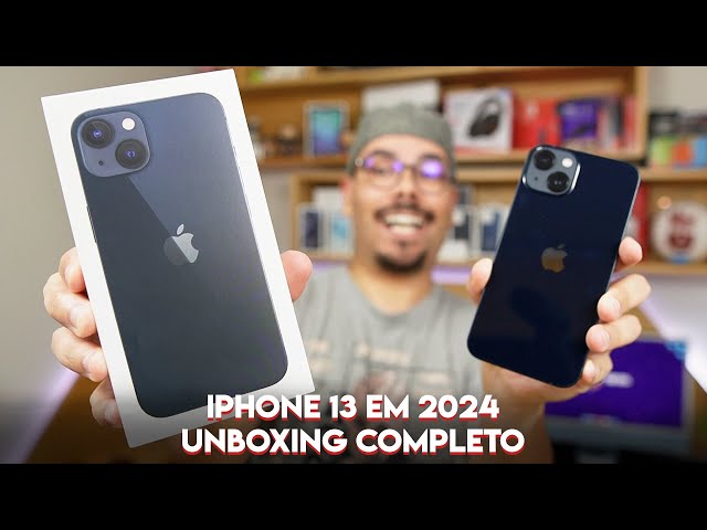COMPREI IPHONE 13 EM 2024 (UNBOXING COMPLETO) - YouTube