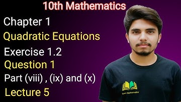 10th Math Chap 1 Exercise 1.2 |Question 1 | part viii , ix and x