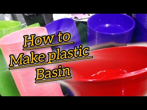HOW TO MAKE PLASTIC BASIN। কিভাবে প্লাস্টিক গামলা তৈরি হয় 👉.... 👍 # ...