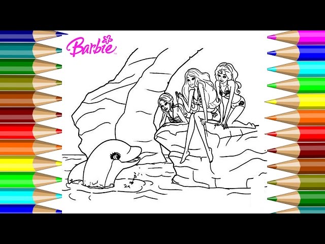 barbie and the island princess coloring pages