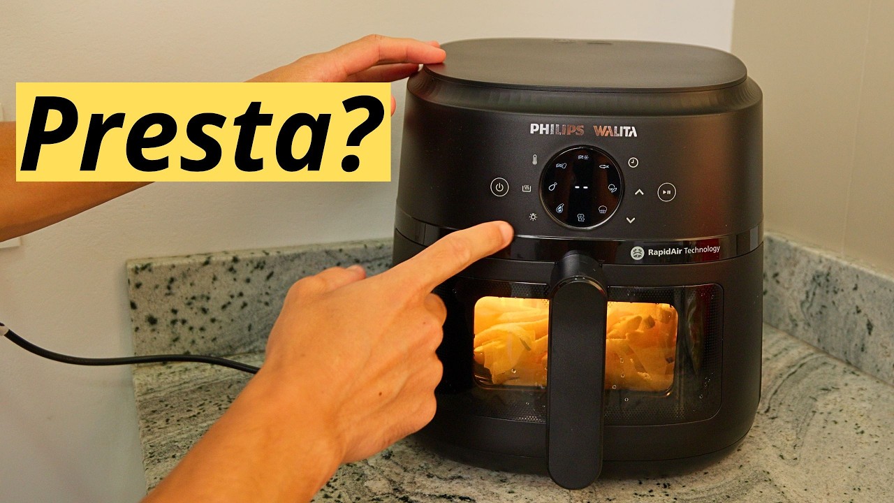 AIRFRYER PHILIPS WALITA Serie 2000 XL Unboxing e primeiras Impressões é boa?