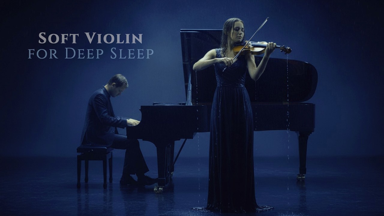 Deep Sleep Starts Fast with Soft Violin 🎻🌙 | Quiet Thoughts & Rest Easy 😴✨