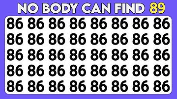 Slechts 1% kan de vreemde vinden | Test je observatievermogen