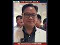 Union Minister Kiren Rijiju Begins 3-day Visit to Sikkim