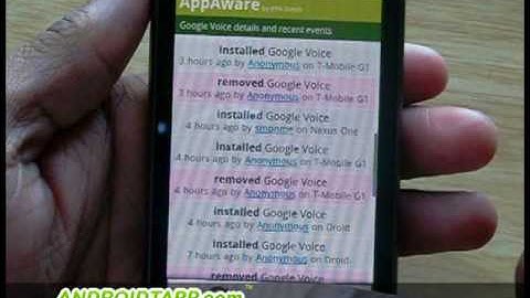 AppAware Android App Review