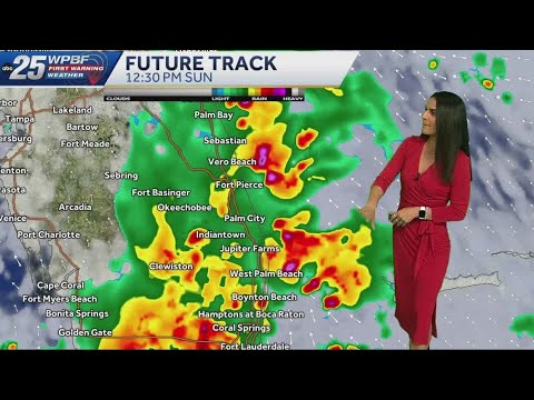 Isolated severe storms possible Sunday - YouTube