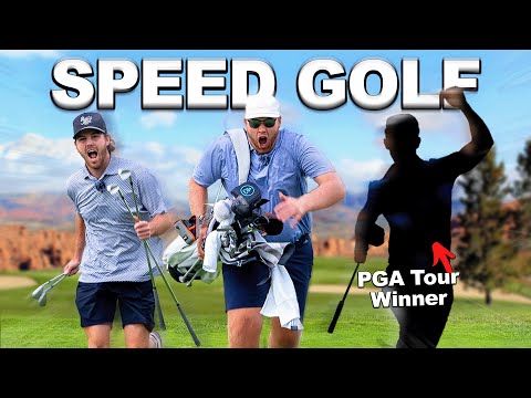 Fastest Round Of Golf EVER With A PGA Tour Winner