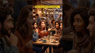 Adam öyle birşey dedi ki kafe yıkıldı 😅 #fıkra #animasyon #komedi