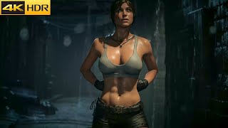 Hot Lara Apartment Scene & Starting Gameplay Rise of the Tomb Raider -  4K Ultra HD