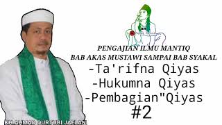 ABUYA K.H.AHMAD QURTUBI JAELANI || ILMU MANTIQ-BAB QIYAS