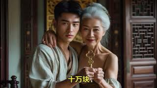 19岁农村小伙迎娶60岁富婆，新婚夜富婆递上一把钥匙，打开后他当场傻眼！