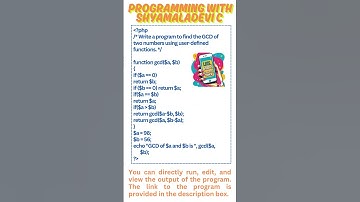 Write a PHP program to find the GCD of two numbers using user-defined functions.