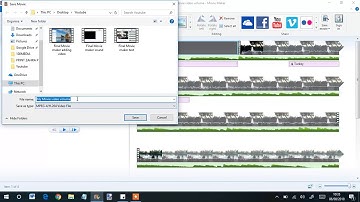 MOVIE MAKER - How to save your final movie production