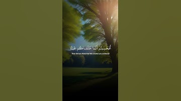 سورة المؤمنون اية 115