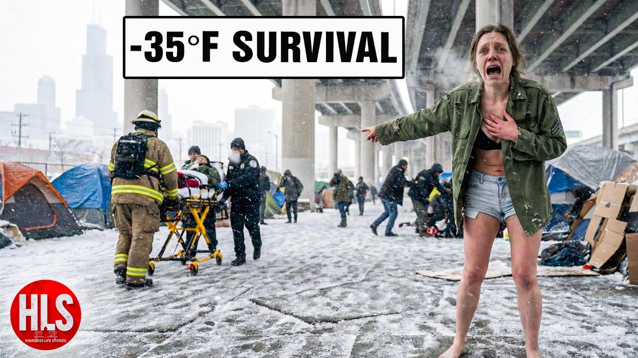 Chicago Homeless Crisis 2026: Surviving  35°F on the Blue Line Train