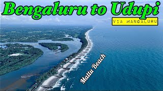 Western Ghats EP 01: RoadTrip 2023 | Karnataka | Bengaluru to Udupi | Mattu Beach | Roving Couple