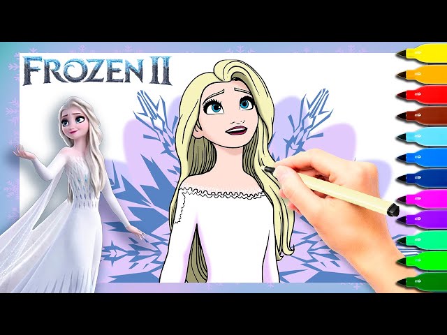 Frozen 2 Elsa and Anna coloring pages - YouLoveIt.com