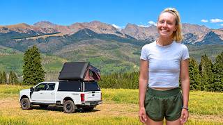 First Night Back in Rooftop Tent | Off Grid Truck Camping Colorado